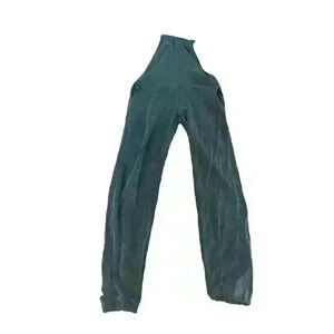 Back Beat Rags Los Angeles Green Gray Wide Leg Jumpsuit Size Small